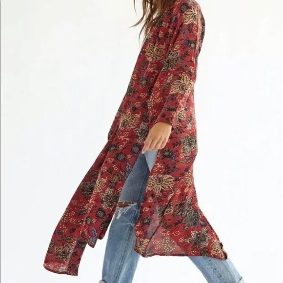 New Free People play It Cool Kimono Topper Size XLarge. New with tags - Picture 1 of 6